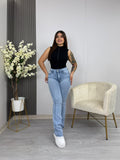Jeans Flare Anastasia Celeste, frente