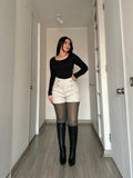 Short Abby Beige · foto original