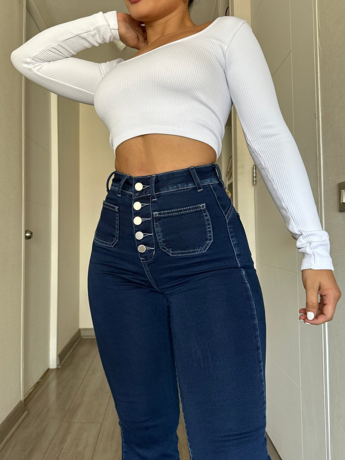 Jeans Flare Zara Azul· KL-1825 · Paradise