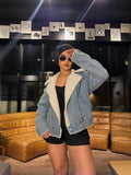 Chaqueta Aviadora Denim Alaska · KL-3002
