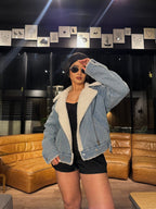 Chaqueta Aviadora Denim Alaska · KL-3002