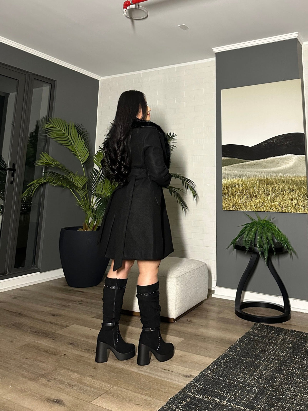 Abrigo Largo Glam · KL-2205