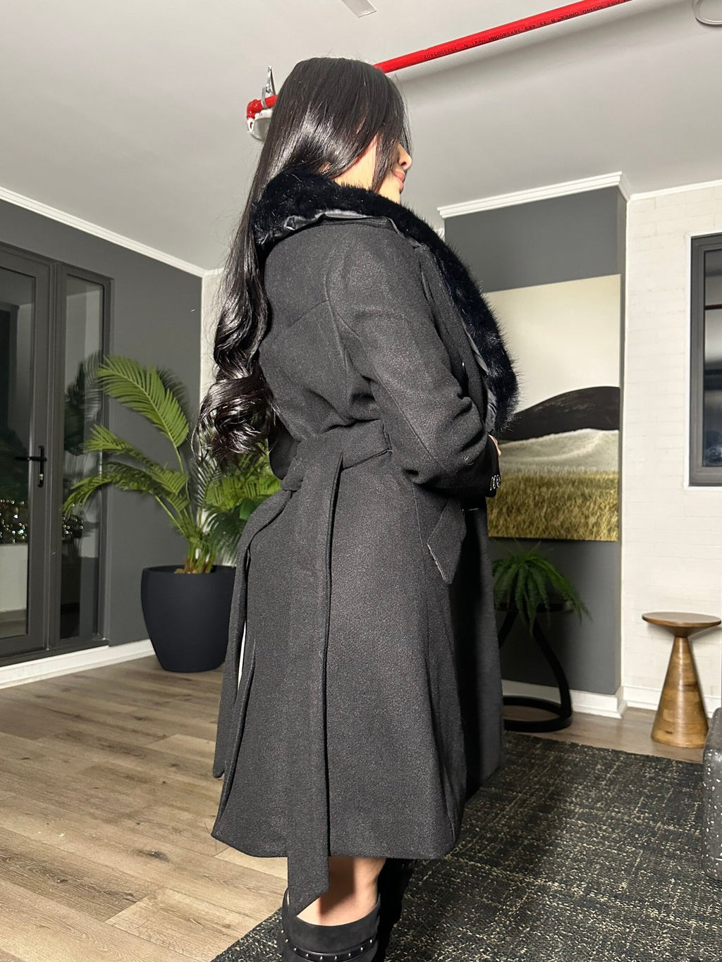 Abrigo Largo Glam · KL-2205