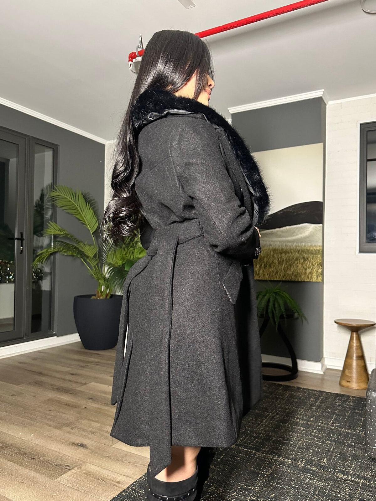 Abrigo Largo Glam · KL-2205