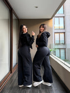 Set Polerón Oversize + Buzo Palazzo Negro · KALES