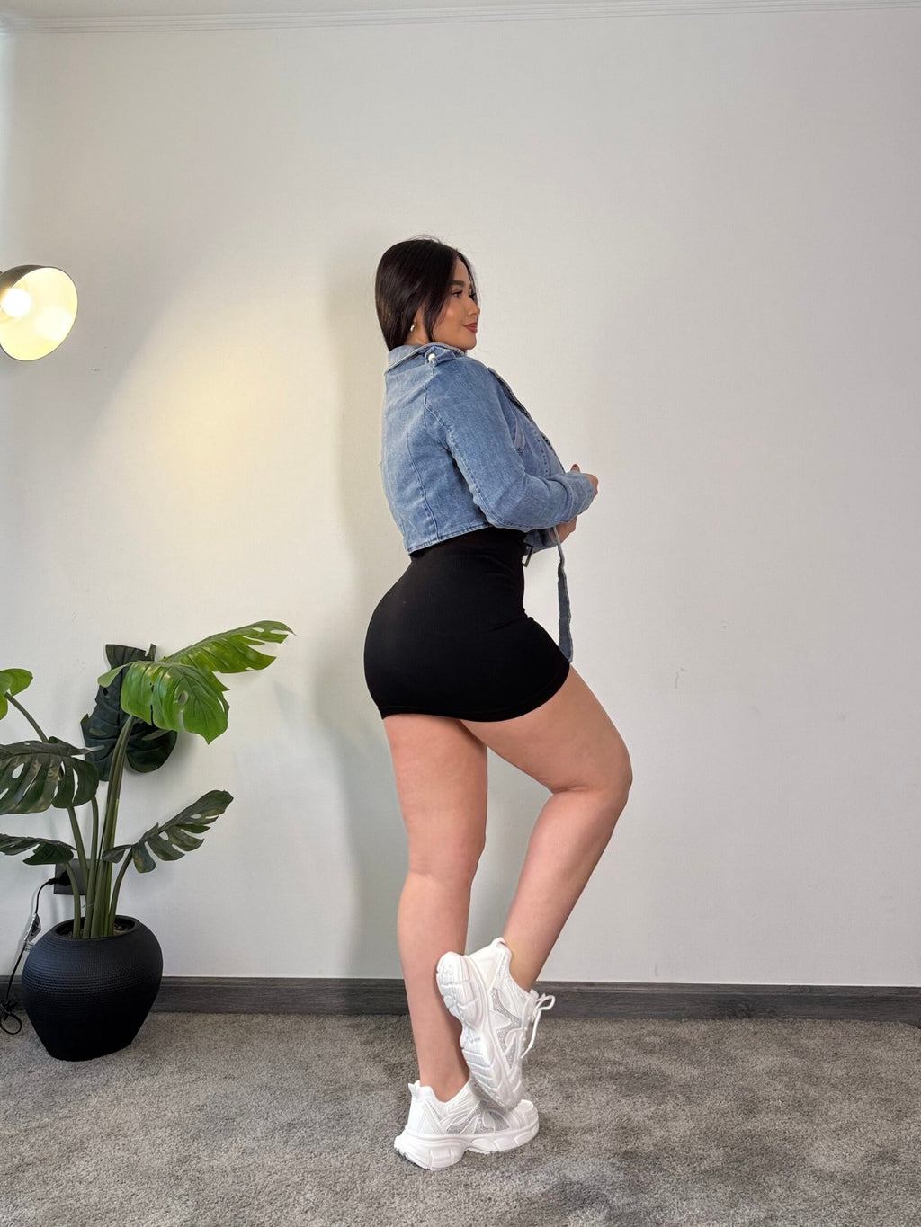Chaqueta Denim Chic Celeste Claro
