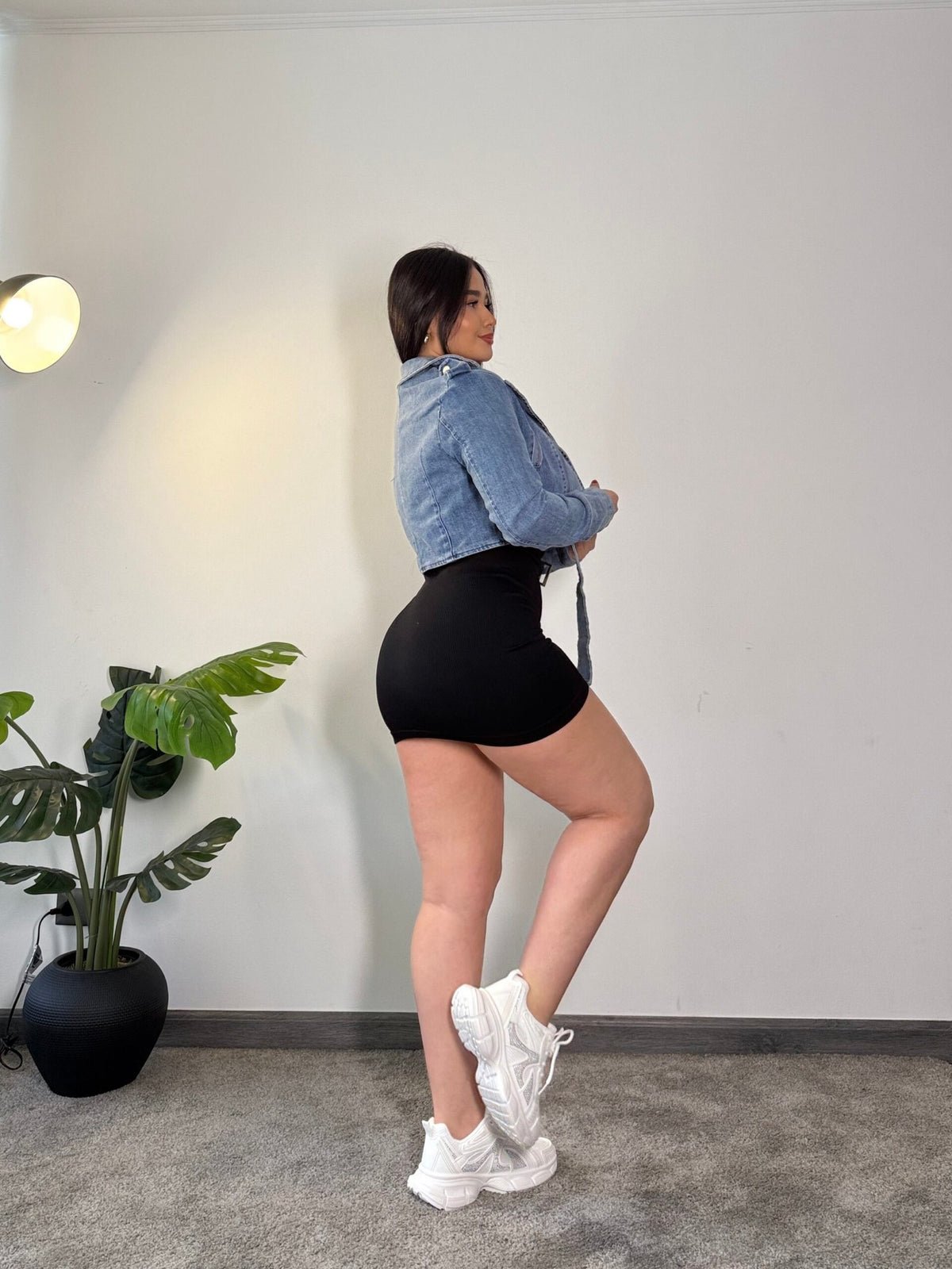 Chaqueta Denim Chic Celeste Claro