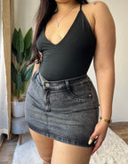 Falda Short Paris Gris · Paradise