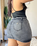 Falda Short Paris Gris · Paradise