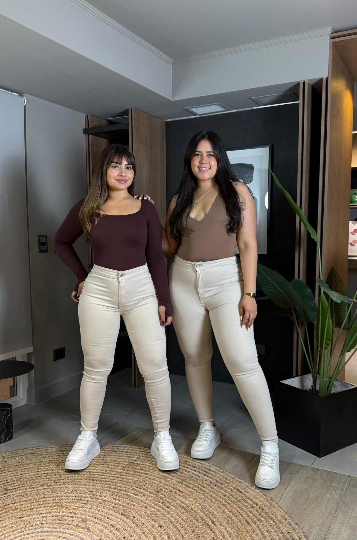 Jeans Skinny Trenzado Beige · KL-2021 · Paradise