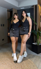 Falda Short Paris Gris · Paradise