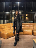 Abrigo Largo Luxury Negro · KL-2098