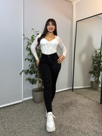 Jeans Skinny Clásico Negro · For3t