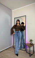 Jeans Flare Curvy Celeste claro · KL-2131 · Paradise