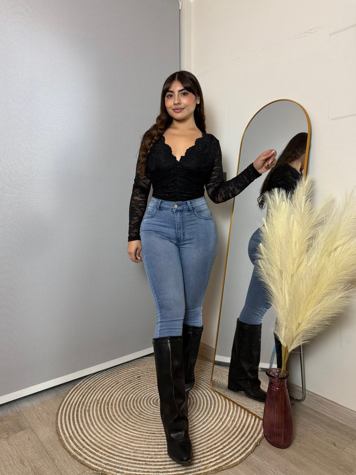 Jeans Skinny Argentina Celeste · Emporium