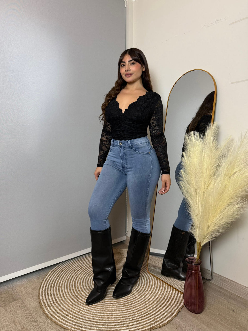 Jeans Skinny Argentina Celeste · Emporium