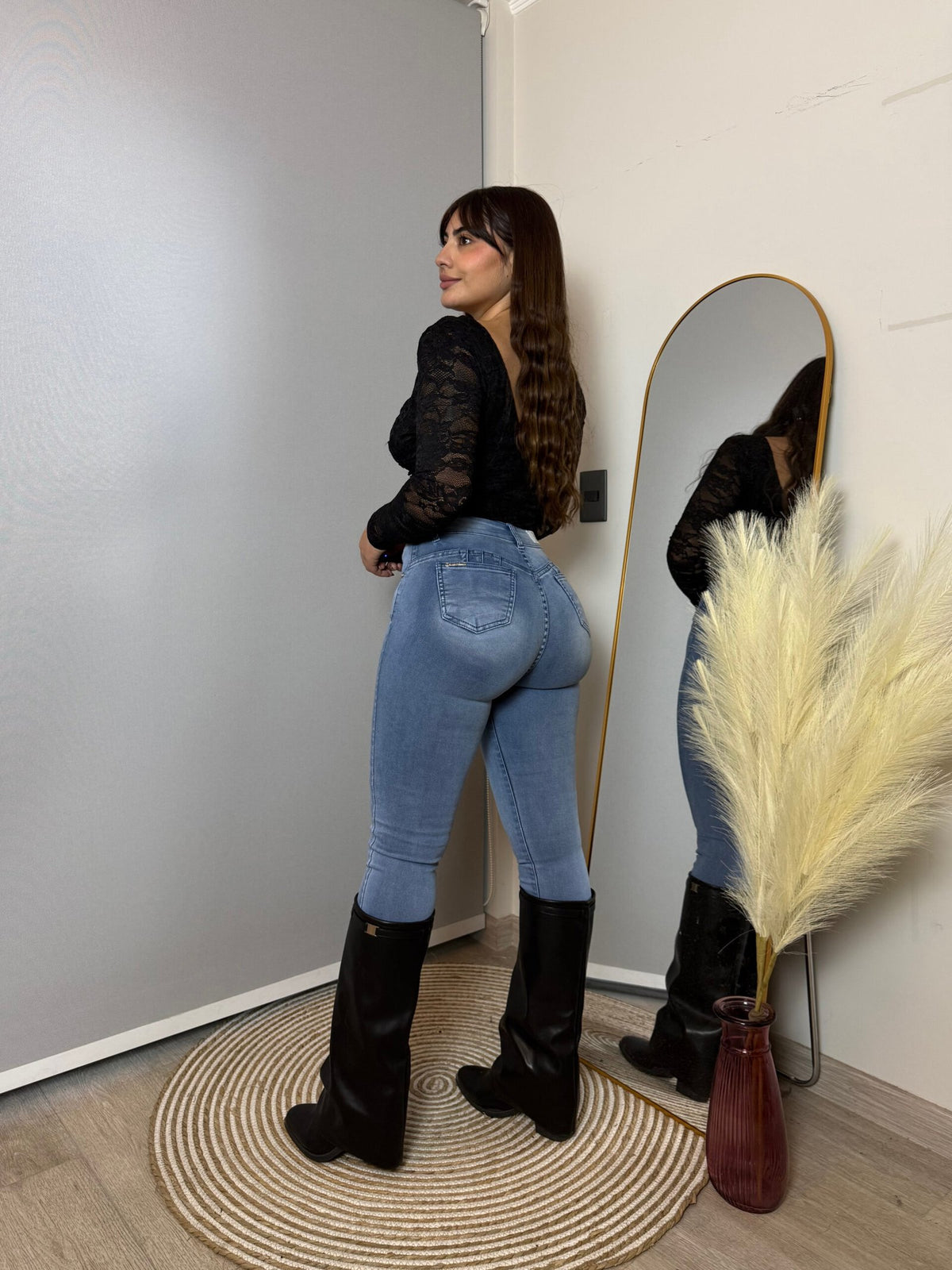 Jeans Skinny Argentina Celeste · Emporium