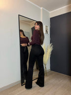 Jeans Flare Zara Negro· KL-2158 · Paradise