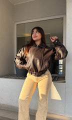 Chaqueta Bomber Ecocuero Madison · KL-6232 · KALES