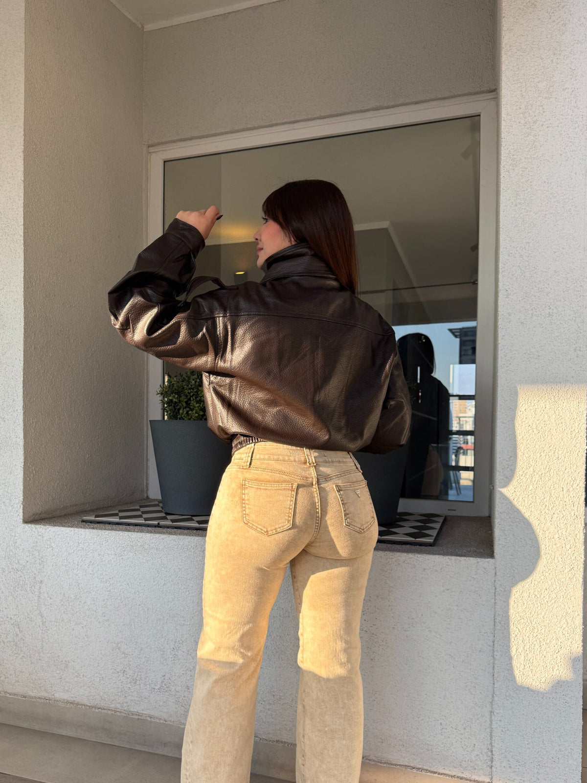 Chaqueta Bomber Ecocuero Madison · KL-6232 · KALES