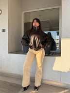 Chaqueta Bomber Ecocuero Madison · KL-6232 · KALES