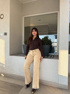 Jeans Wide Leg Beige Vintage · KL-2128 · Paradise