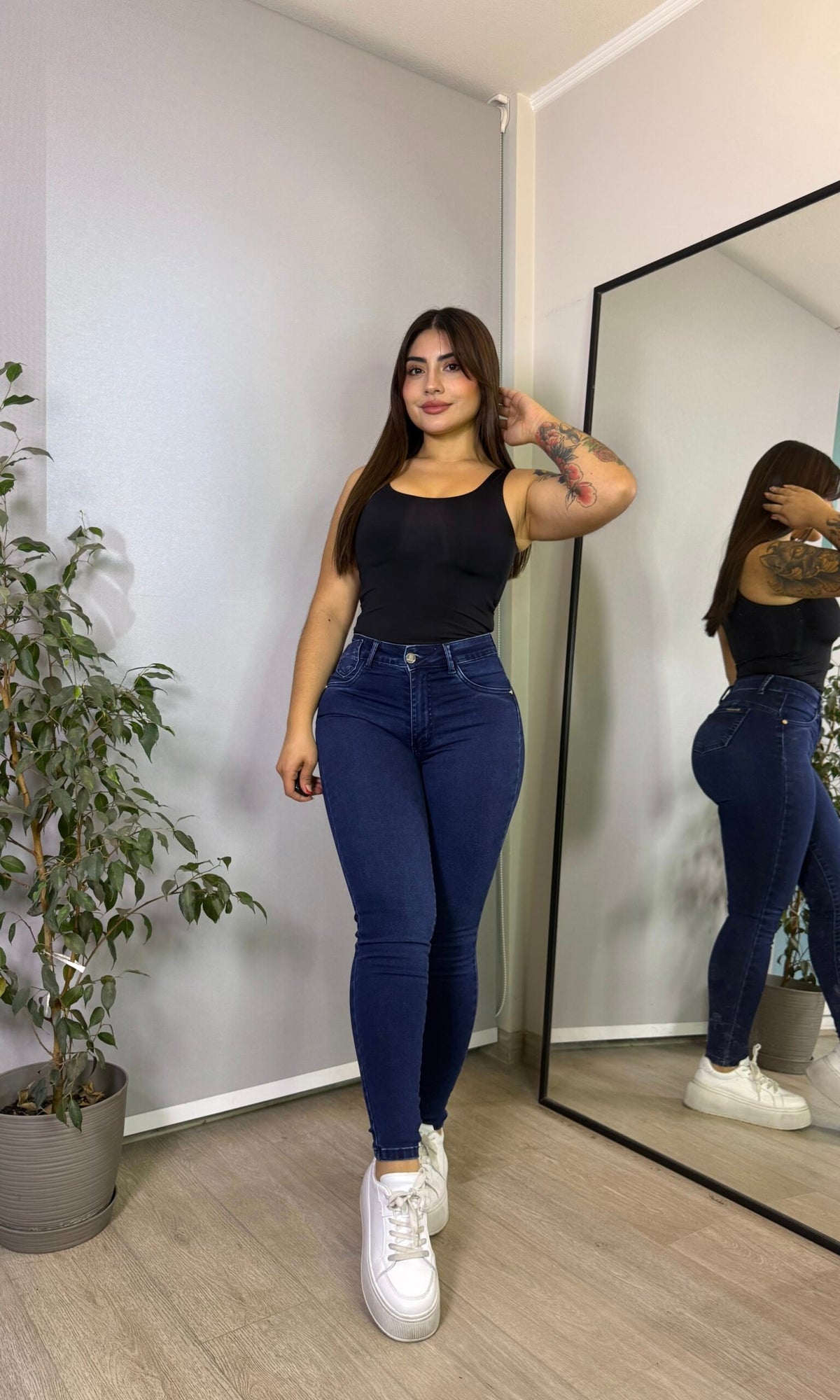 Jeans Skinny Argentina Azul · Emporium
